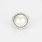 Bague 57 Bague  en or blanc, perle mabé et diamants 58 Facettes DV0846-9-57-3