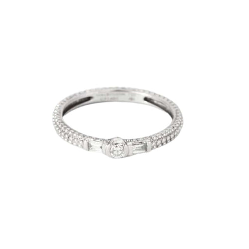 Bague 51.5 MAUBOUSSIN-  Amour Je T'aime - Bague en or blanc et diamants 58 Facettes DV0808-1-515-3