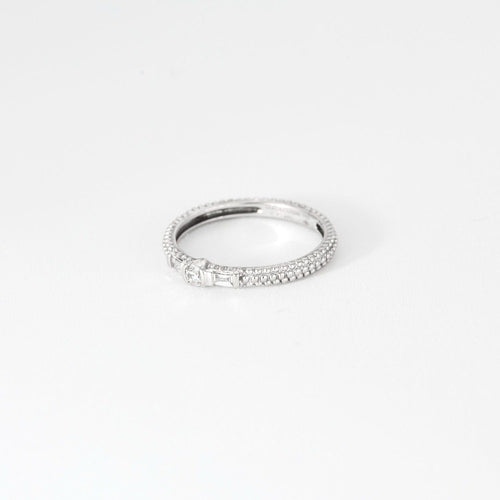 Bague 51.5 MAUBOUSSIN-  Amour Je T'aime - Bague en or blanc et diamants 58 Facettes DV0808-1-515-3
