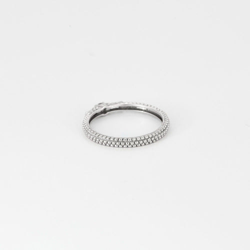 Bague 51.5 MAUBOUSSIN-  Amour Je T'aime - Bague en or blanc et diamants 58 Facettes DV0808-1-515-3