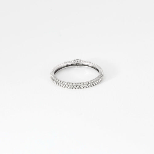 Bague 51.5 MAUBOUSSIN-  Amour Je T'aime - Bague en or blanc et diamants 58 Facettes DV0808-1-515-3