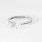 Boucles d'oreilles CHAUMET - Créoles en or blanc et diamants 58 Facettes DVO8O8-5