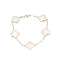 Bracelet VAN-CLEEF & ARPELS - Alhambra - Bracelet Vintage en or gris et nacre 58 Facettes DDV10315-1