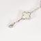 Bracelet VAN-CLEEF & ARPELS - Alhambra - Bracelet Vintage en or gris et nacre 58 Facettes DDV10315-1