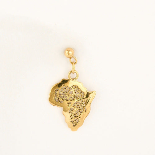 Boucles d'oreilles Boucles d'oreilles "Afrique" en or jaune filigrané 58 Facettes DV0654-2