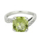 Bague 48.5 MAUBOUSSIN - "Mom je t'aime" - Bague or blanc, péridot et diamants 58 Facettes DV0812-3-485-2