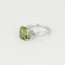 Bague 48.5 MAUBOUSSIN - "Mom je t'aime" - Bague or blanc, péridot et diamants 58 Facettes DV0812-3-485-2