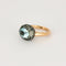 Bague 54 POMELLATO - Tabou - Bague or rose, argent, aigue marine 58 Facettes DV0812-2-54-3