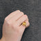 Bague 48.5 MAUBOUSSIN - "Vraiment toi" - Bague or jaune, citrine et diamants 58 Facettes DV0812-4-485-2