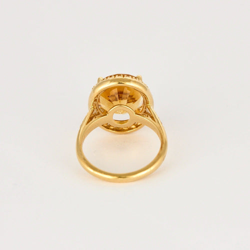 Bague 48.5 MAUBOUSSIN - "Vraiment toi" - Bague or jaune, citrine et diamants 58 Facettes DV0812-4-485-2