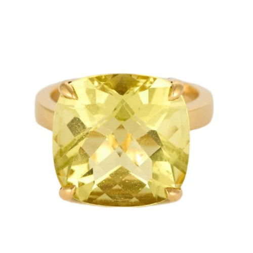Bague 49 TIFFANY & CO - Bague or jaune et quartz lemon 58 Facettes DV0812-6-49-2