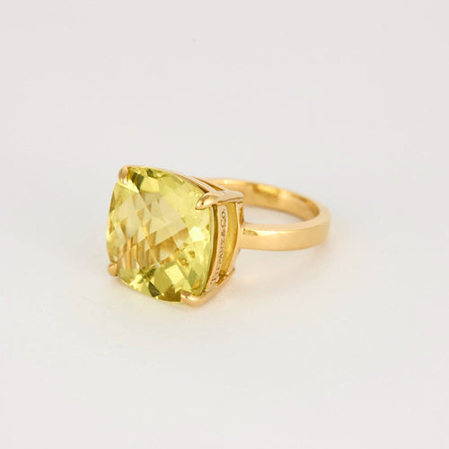 Bague 49 TIFFANY & CO - Bague or jaune et quartz lemon 58 Facettes DV0812-6-49-2