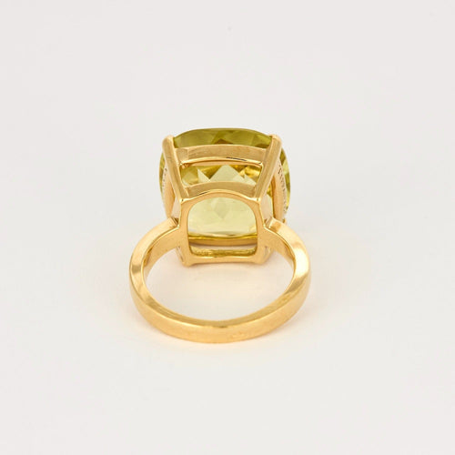 Bague 49 TIFFANY & CO - Bague or jaune et quartz lemon 58 Facettes DV0812-6-49-2