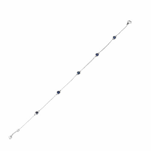 Bracelet TIFFANY & Co & ELSA PERETTI - "Color by the Yard" - Bracelet platine et saphir 58 Facettes DV0812-7