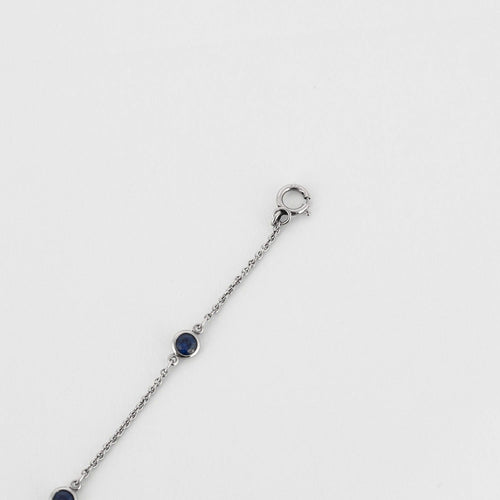 Bracelet TIFFANY & Co & ELSA PERETTI - "Color by the Yard" - Bracelet platine et saphir 58 Facettes DV0812-7