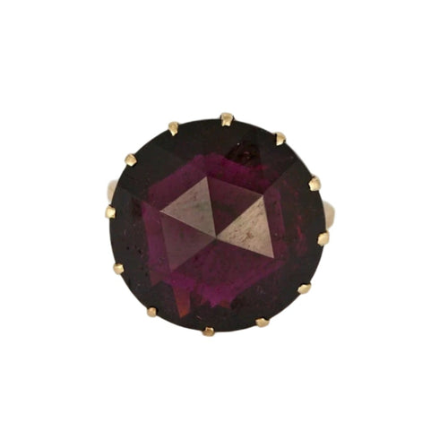 Bague 49 ANACONDA - "Millegriffes" - Bague or gris, tourmaline "Deep Pink" 58 Facettes DV0812-8-49-2