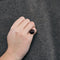 Bague 49 ANACONDA - "Millegriffes" - Bague or gris, tourmaline "Deep Pink" 58 Facettes DV0812-8-49-2
