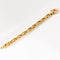 Bracelet en or jaune maille forçat anglaise