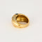 Bague 50 Bague Jonc, or jaune, diamants, émeraude, saphirs 58 Facettes DV0808-7-50-2