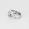 Bague 52 Bague type "Bandeau" en or gris et diamants 58 Facettes DV0808-6-52-1