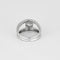 Bague 52 Bague type "Bandeau" en or gris et diamants 58 Facettes DV0808-6-52-1