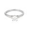 Bague 54 CARTIER- Bague solitaire " 1895" - platine et diamant 58 Facettes DV10358-1-54-1