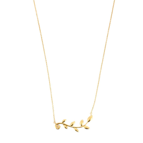Collier TIFFANY & Co X PALOMA PICASSO- Collier Olive Leaf - or jaune 58 Facettes DV10358-4