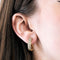 Boucles d'oreilles 9 TABBAH - Paire de créoles en or jaune et diamants 58 Facettes DV0834-3-9