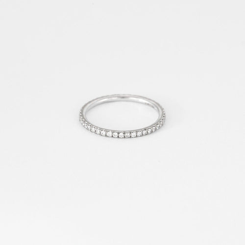 Bague 48 MESSIKA - Alliance Gatsby XS en or blanc et diamants 58 Facettes DV10017-3-48-2