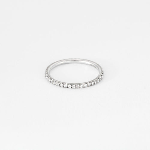 Bague 48 MESSIKA - Alliance Gatsby XS en or blanc et diamants 58 Facettes DV10017-3-48-2