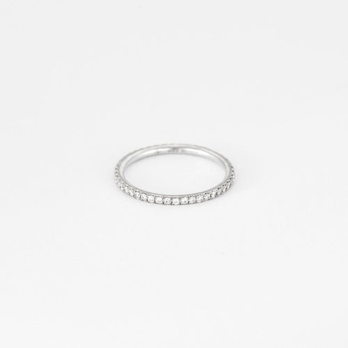 Bague 48 MESSIKA - Alliance Gatsby XS en or blanc et diamants 58 Facettes DV10017-3-48-2