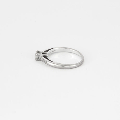 Bague 50 MAUBOUSSIN - Tu es le Sel de ma vie"- Bague solitaire en or gris et diamant 58 Facettes DV10241-1-50-2