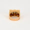 Bague 52 Bague Tank en or rose, platine et diamants 58 Facettes DV9454-11-52-1