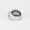 Bague 52 CHAUMET- Liens- Large Bague en or gris et diamants 58 Facettes DV0862-2-52-1