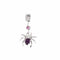 Pendentif CHAUMET - Attrape-Moi Si Tu m'Aimes - Pendentif or gris, améthyste et diamant sur cordon 58 Facettes DV0808-3