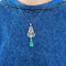 Pendentif Pendentif Belle Epoque, or blanc, diamants et émeraude 58 Facettes DV0872-3
