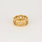 Bague 51 CARTIER - Bague bandeau or jaune 58 Facettes DV9937-3