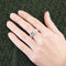 Bague 56 CHANEL - Matelassé - Bague or blanc 58 Facettes DV0882-3