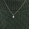 Bague Collier Solitaire en or blanc et diamant 58 Facettes DV0337-4