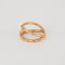 Bague 53 Bague en or rose et diamants 58 Facettes DV3020-21-53-2