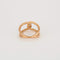 Bague 53 Bague en or rose et diamants 58 Facettes DV3020-21-53-2