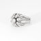 Bague 57 Bague Dôme Rétro Or Blanc et Diamants 58 Facettes DV0864-1-57-3