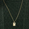 Pendentif AUGIS - Médaille d'Amour pendentif or jaune, diamant et rubis synthétiques 58 Facettes DV0853-2