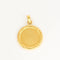 Pendentif AUGIS - Médaille d'Amour or jaune, diamants et rubis synthétiques 58 Facettes DV0853-10