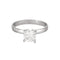 Bague 52 Solitaire or blanc et diamant 1ct 58 Facettes DV10514-7-52-1