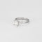 Bague 52 Solitaire or blanc et diamant 1ct 58 Facettes DV10514-7-52-1