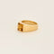 Bague 53 CARTIER - Tank - Bague or jaune et citrine suifée 58 Facettes DV9937-1-53-2
