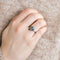 Bague 51 Bague en or blanc et tourmaline 58 Facettes DV3020-22-51-2