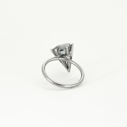 Bague 51 Bague en or blanc et tourmaline 58 Facettes DV3020-22-51-2