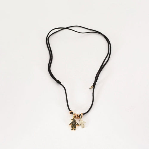 Collier POMELLATO - Collier Do Do - or jaune et or blanc avec diamants 58 Facettes DV3020-23